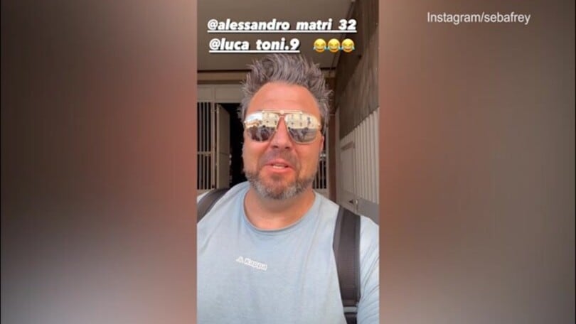 Frey scherza con Matri e Toni: "Questi qualche gol..."