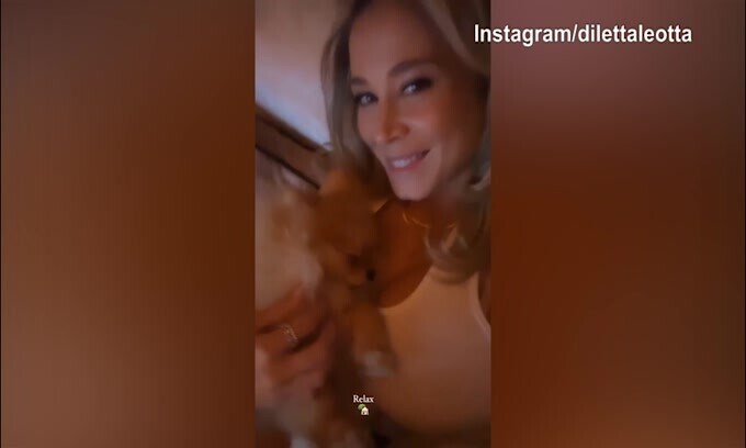 Diletta Leotta, coccole a Lillo e Karius....