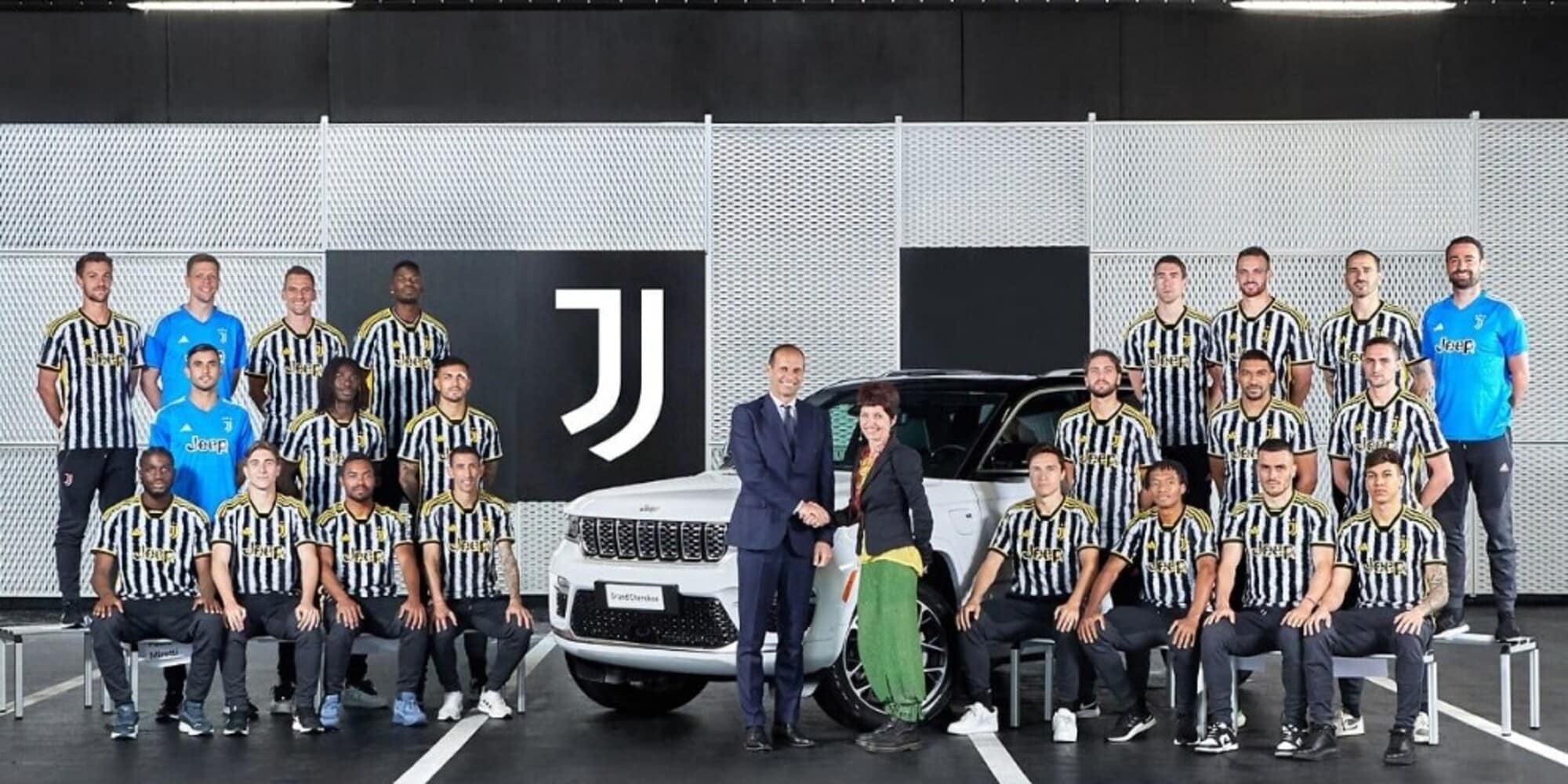 La Juventus ha una nuova auto: è la Jeep Grand Cherokee