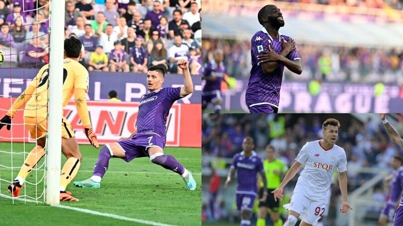 El Sharaawy non basta, Jovic e Ikoné ribaltano la Roma: vince la Fiorentina