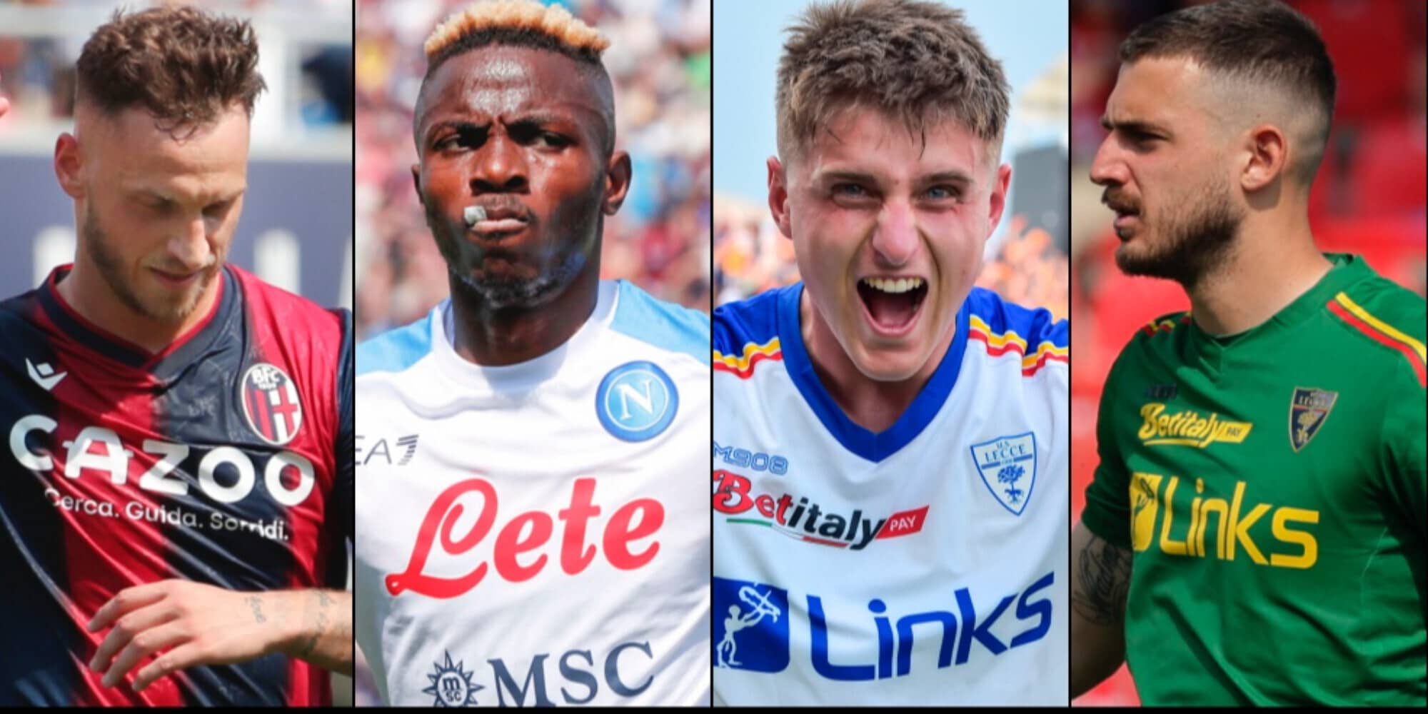 Napoli, Osimhen non basta a Bologna. Colombo salva il Lecce!
