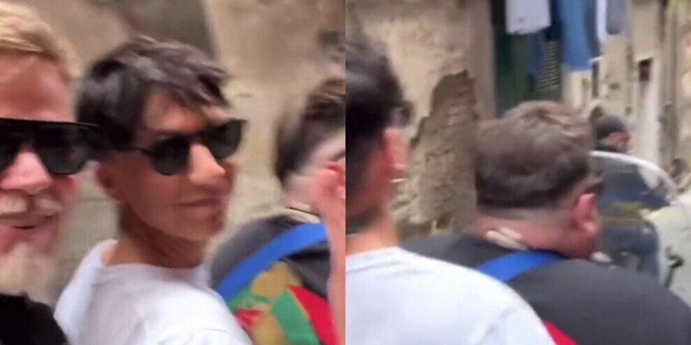 In tre sullo scooter e senza casco: tra loro c'è il cantante Ultimo!