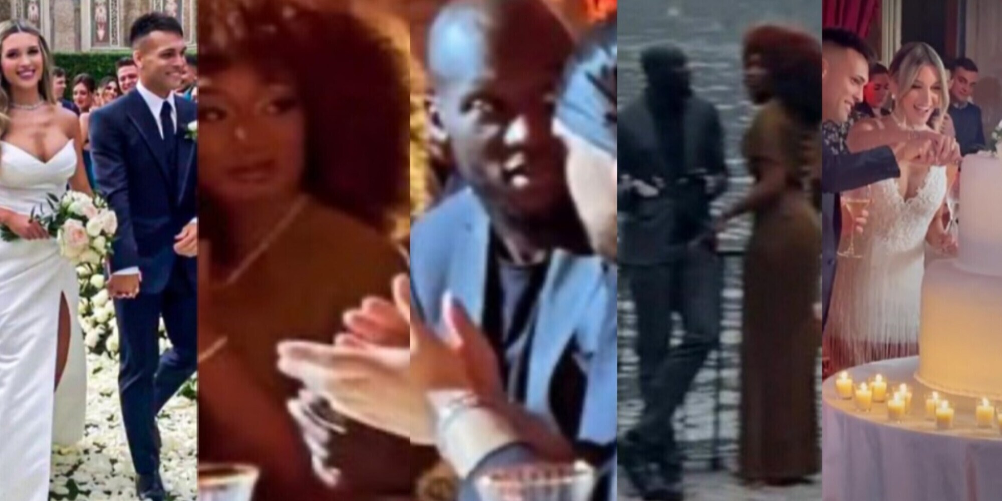 Lukaku, Megan il nuovo amore: la coppia si svela al matrimonio di Lautaro