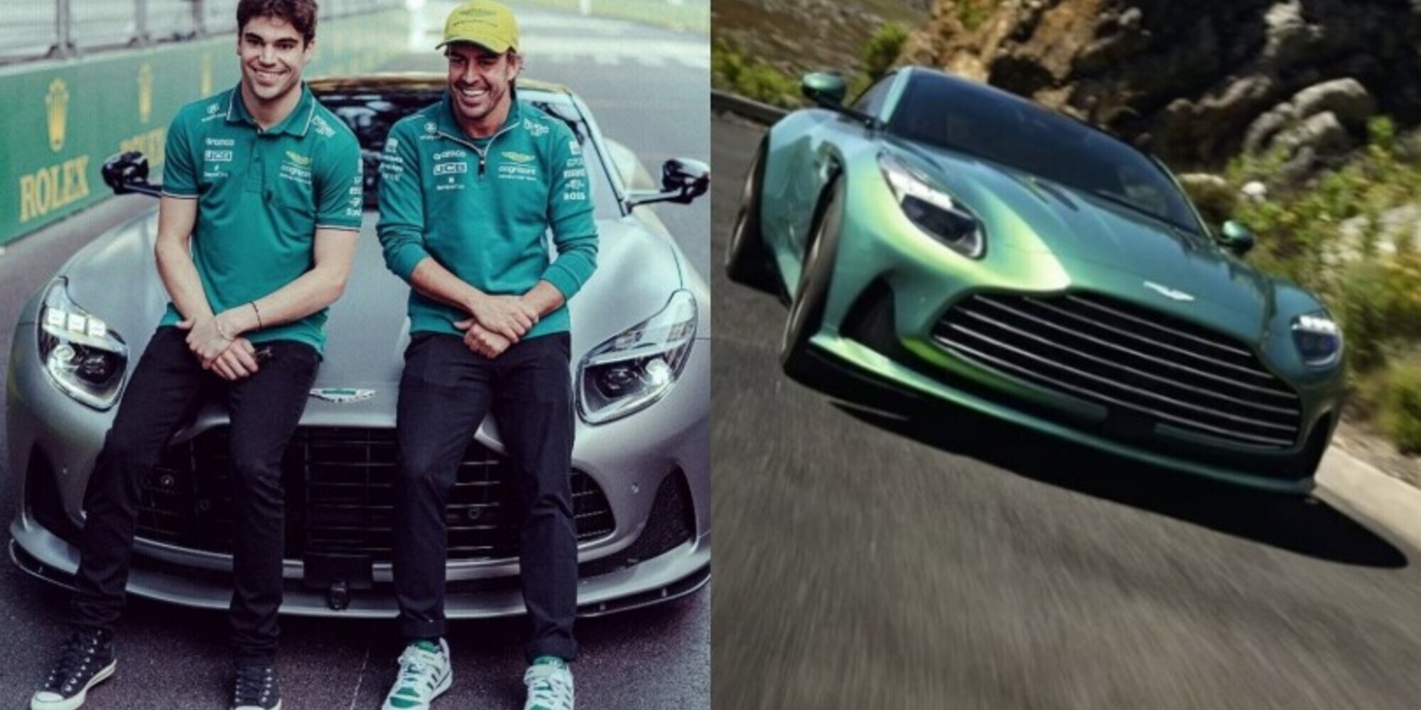 Stroll e Alonso firmano l'Aston Martin: è stata venduta a 1,5 milioni di euro
