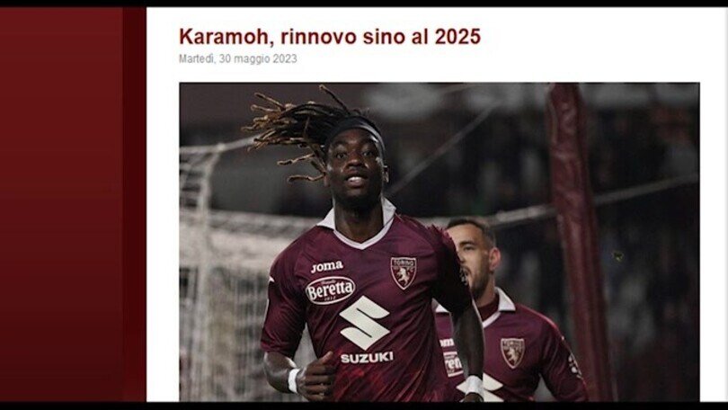 Ufficiale, Toro-Karamoh: avanti fino al 2025
