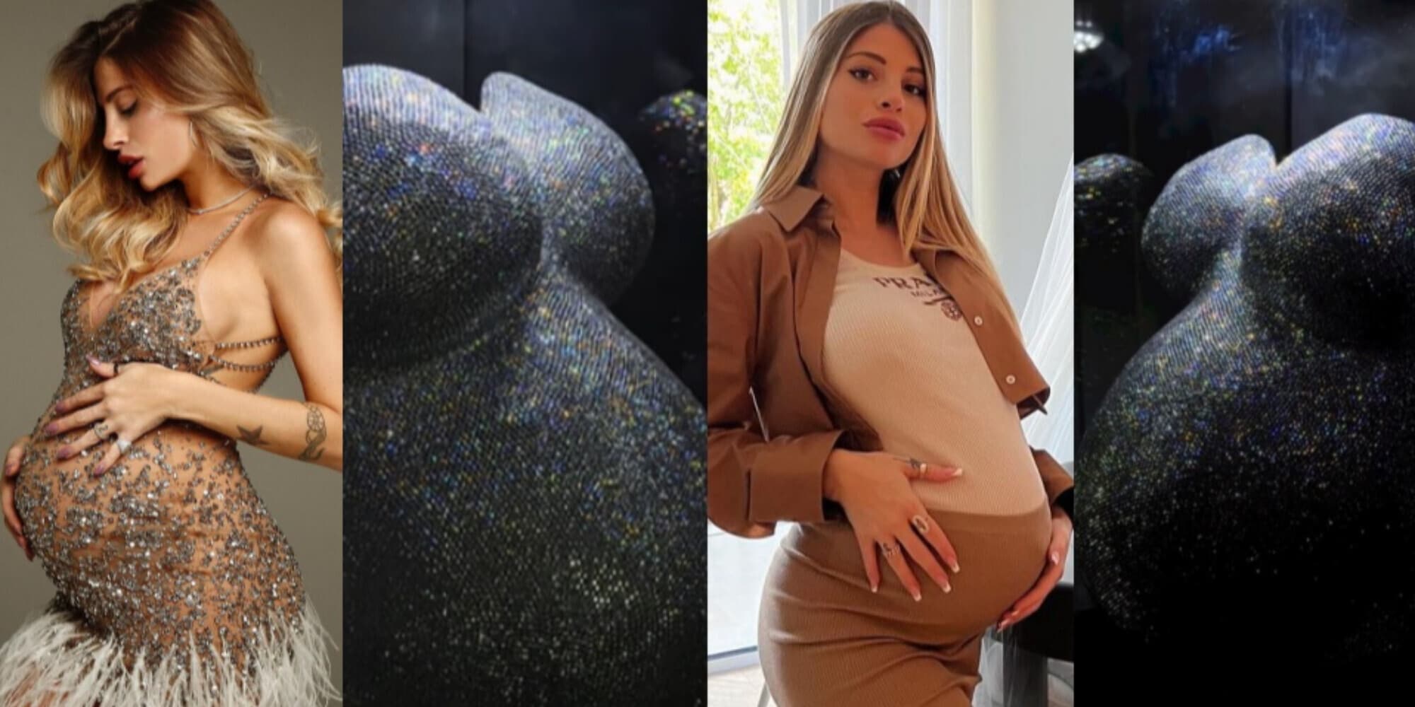 Chiara Nasti, nuovo trend: calco della pancia in gravidanza, bufera social