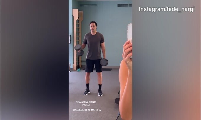 Federica Nargi stuzzica Ale Matri: "Niente Padel?"