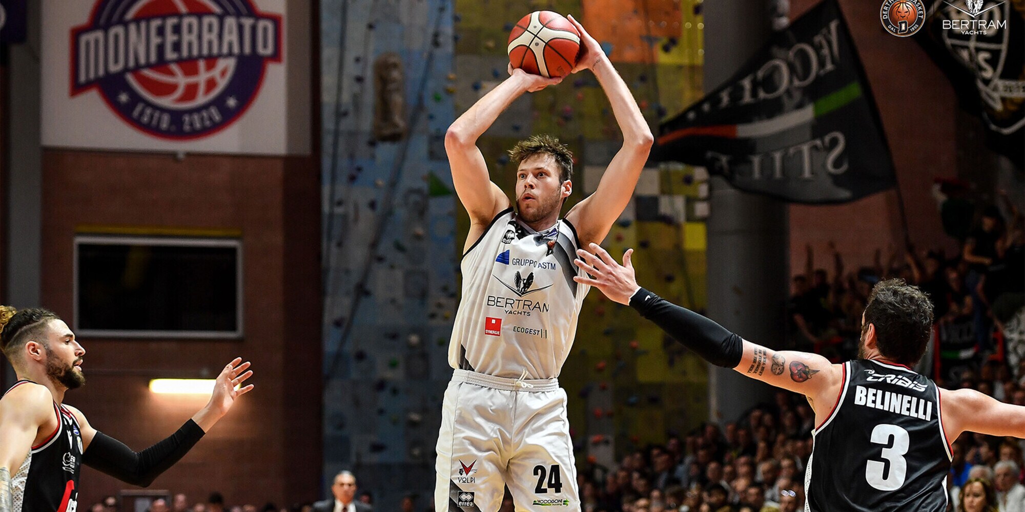 La Bertram Derthona perde Gara 3 di semifinale playoff contro la Virtus Segafredo Bologna