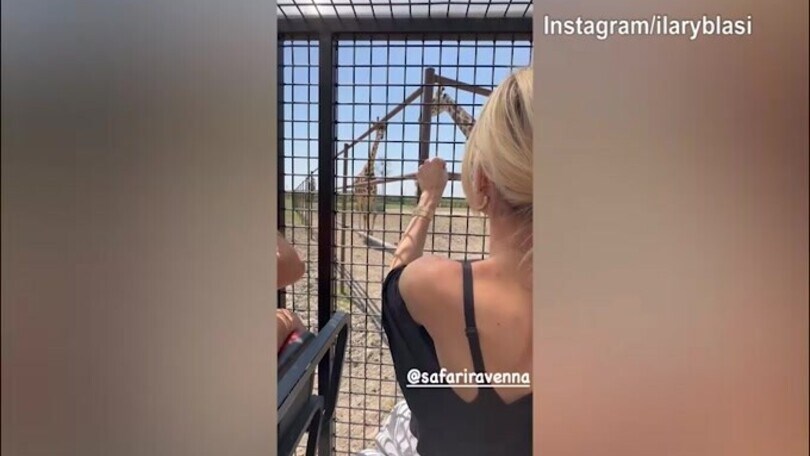 Venerdì al Safari per Ilary Blasi
