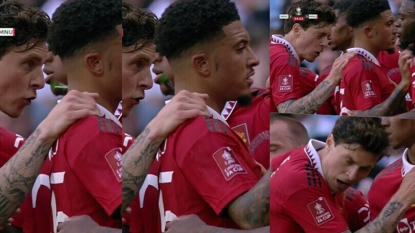 Lindelof colpito da un oggetto lanciato dagli spalti dopo il pari United FOTO