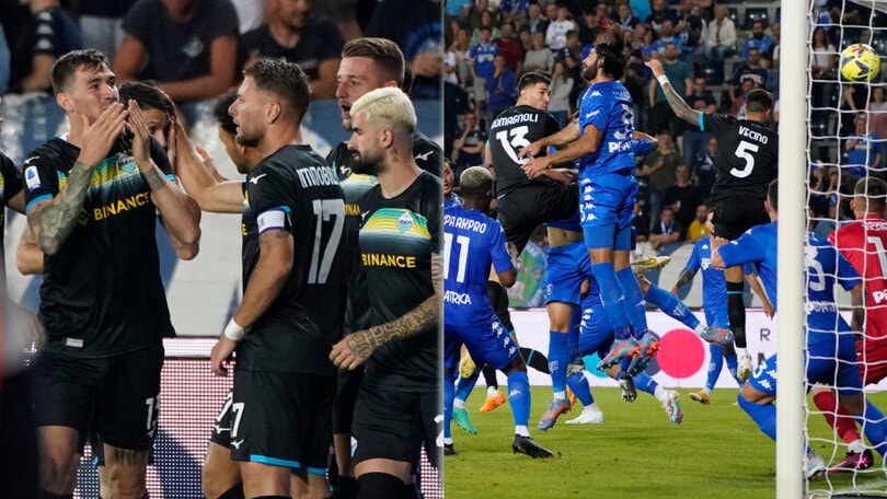 Empoli-Lazio 0-2: Romagnoli e Luis Alberto regalano il secondo posto a Sarri