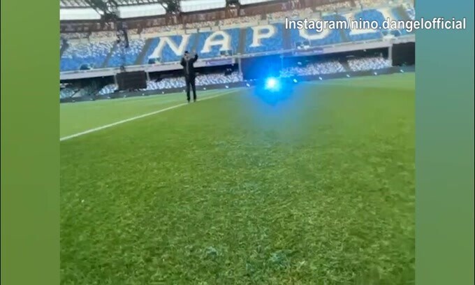 Napoli, Nino d'Angelo emozionato: "Stasera il mio inno..."