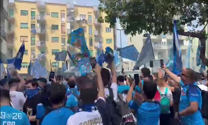 A Napoli è cominciata la grande festa
