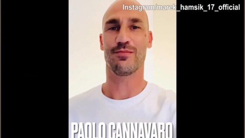 Il tributo delle leggende del Napoli per Hamsik