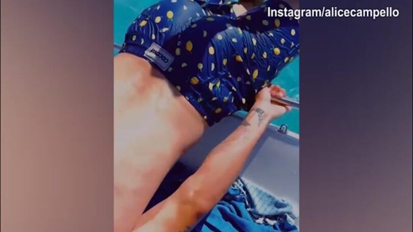 Alvaro sale, la barca si muove e Alice si spaventa!