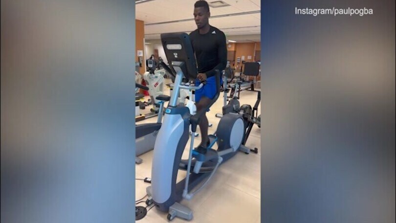 Juve, Pogba documenta la riabilitazione