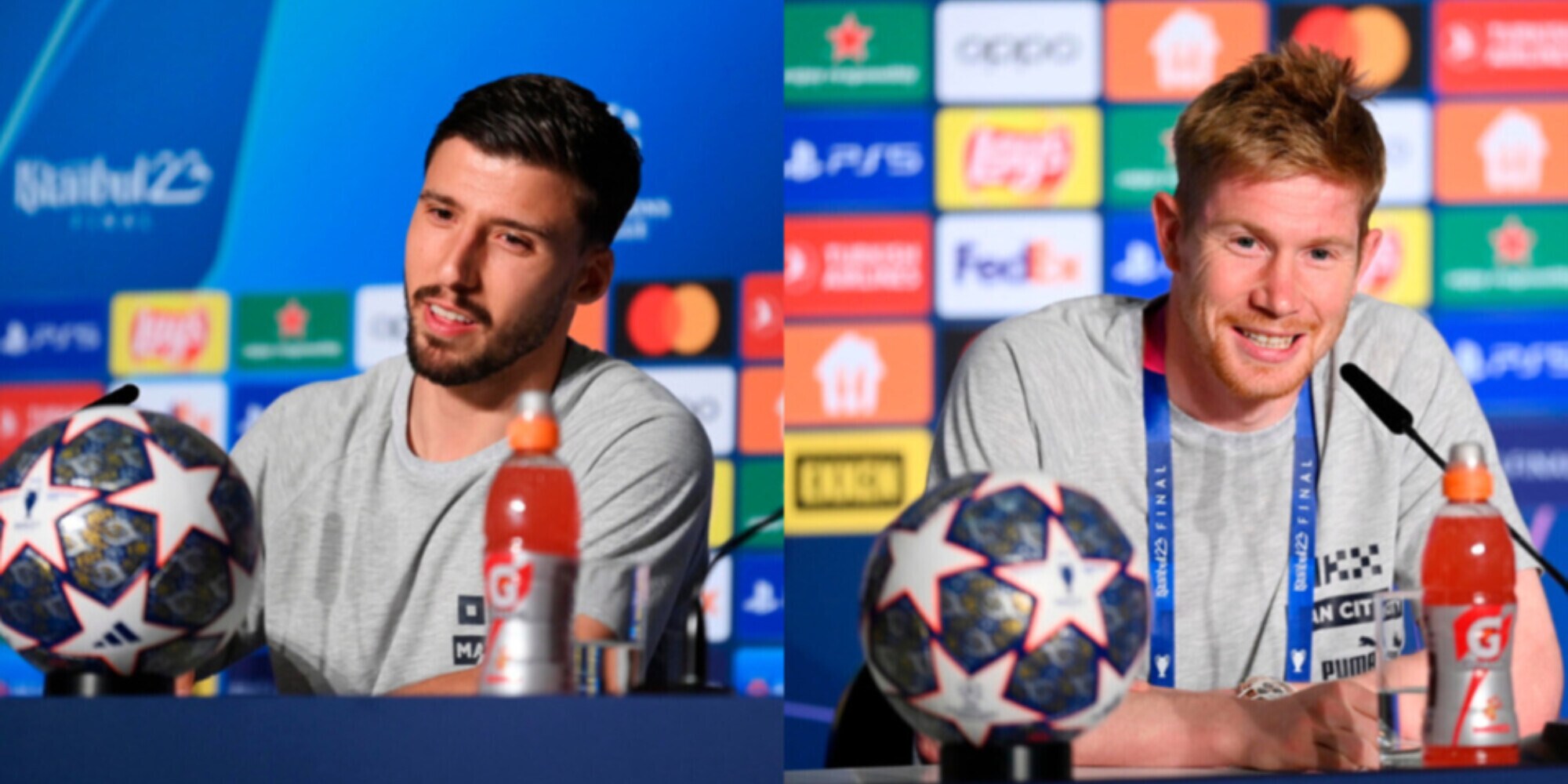 City, Dias: "Faremo di tutto". De Bruyne: "Abbiamo studiato l'Inter"