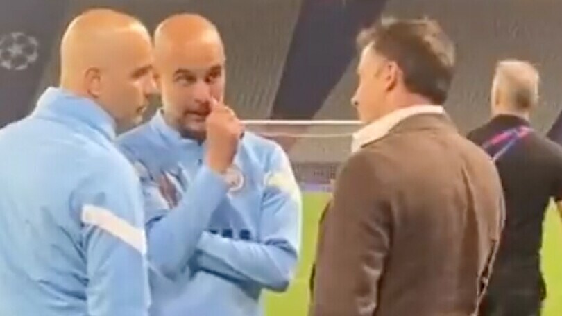 City-Inter, Guardiola a colloquio con Del Piero prima della finale