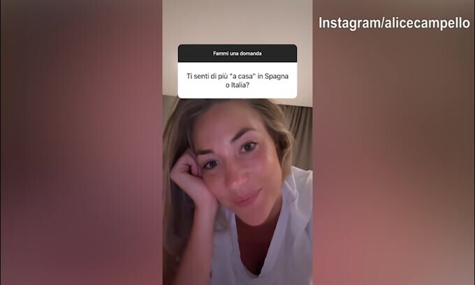 Alice Campello, più italiana o spagnola? La sua risposta sorprende...