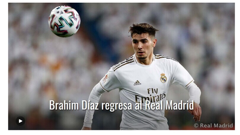 Ufficiale, Brahim Diaz giocherà nel Real Madrid