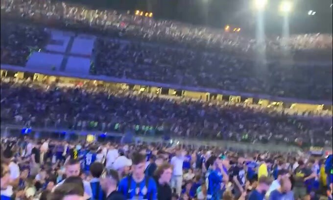 Inter, a San Siro la tensione è alle stelle: il video a fine primo tempo