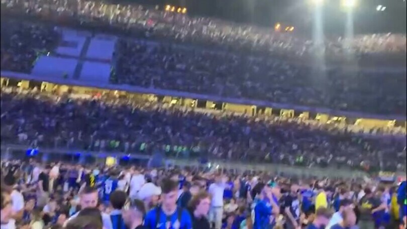 Inter, a San Siro la tensione è alle stelle: il video a fine primo tempo