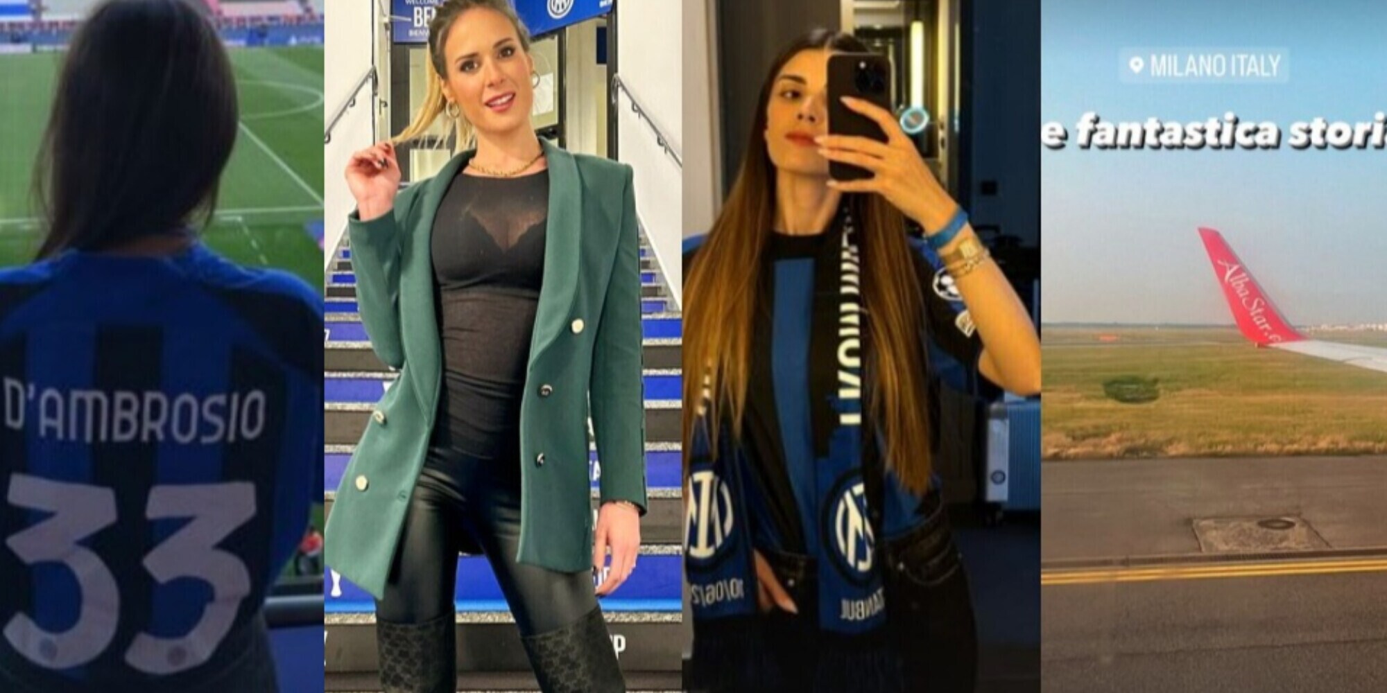 Le wags Inter e le reazioni social al ko in finale di Champions