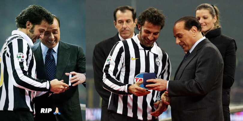 Del Piero e la foto speciale per ricordare Silvio Berlusconi