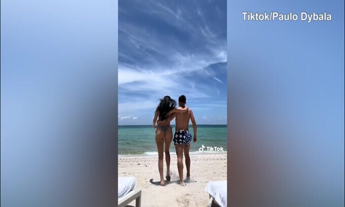 Roma, prosegue la vacanza a Miami di Dybala e Oriana
