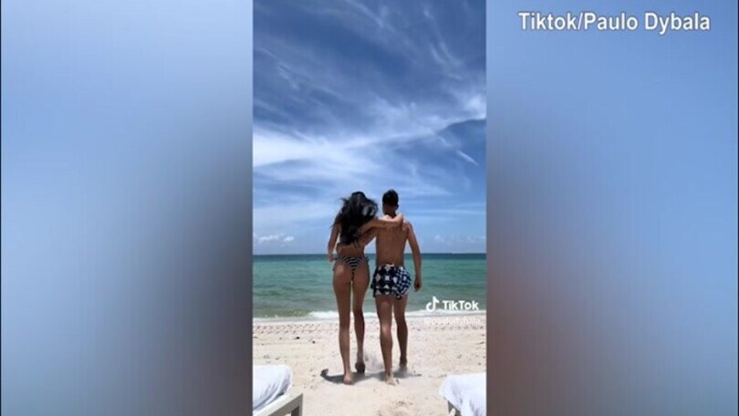 Roma, prosegue la vacanza a Miami di Dybala e Oriana