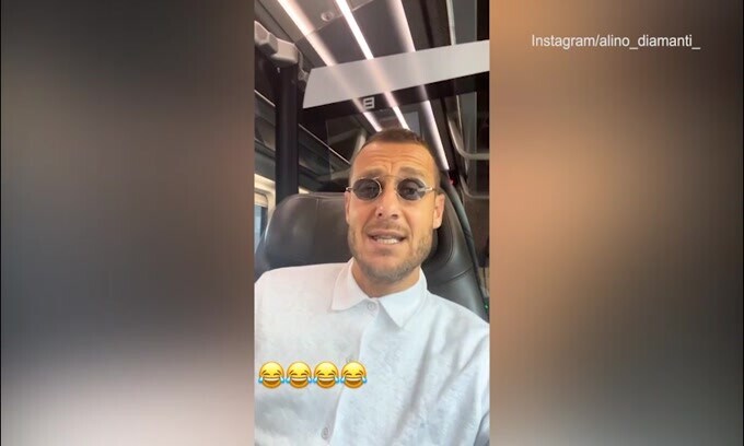 Diamanti, il Tagikistan e il figlio Taddeo Gino: il siparietto social