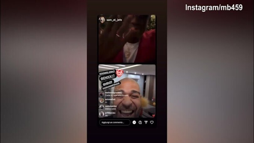 Matrimonio Enock Balotelli: Mario in diretta con Adriano