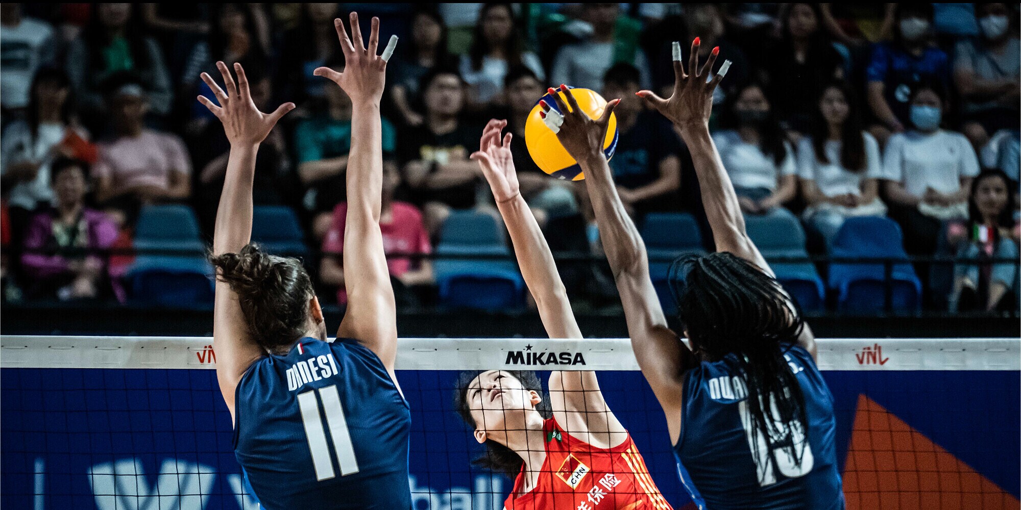 VNL: strepitosa l'Italia: superata la Cina al quinto set