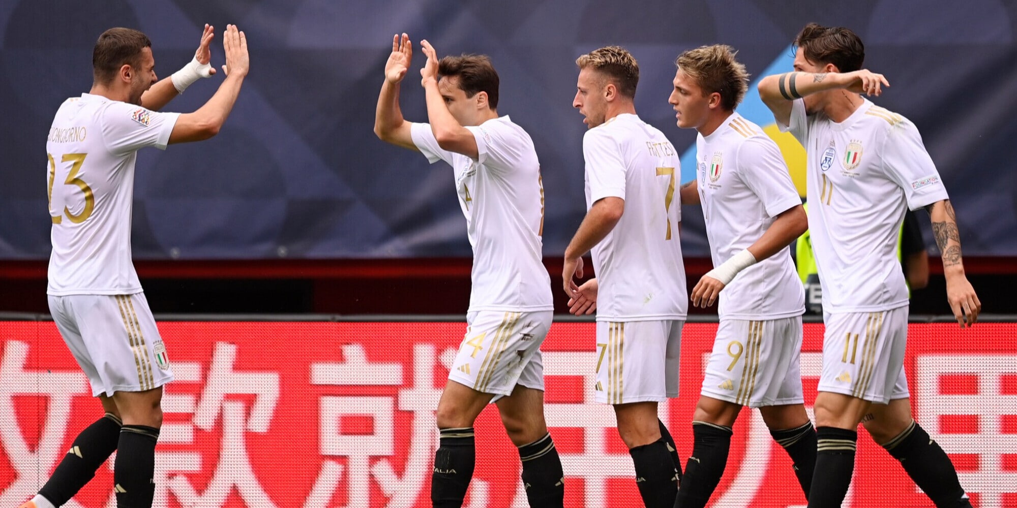 Italia-Olanda 3-2: Dimarco-Frattesi-Chiesa, Mancini 3° in Nations League