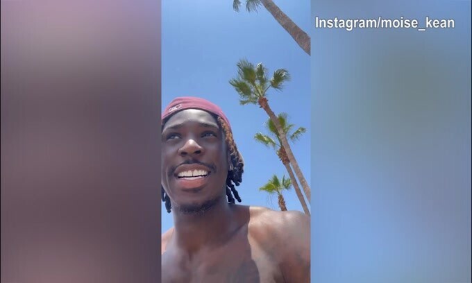 Juve, ecco le vacanze di Moise Kean