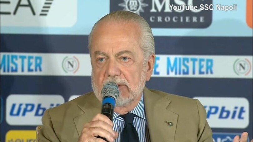 De Laurentiis su Osimhen: "Ho l'accordo per il rinnovo di 2 anni"