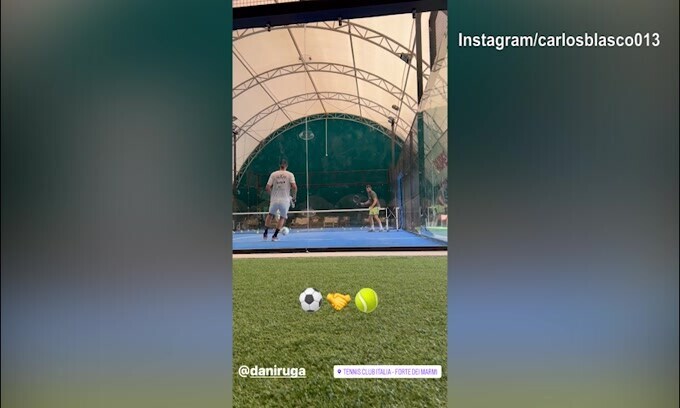 Juve, Rugani e i riflessi super: l'allenamento speciale a calcio e tennis