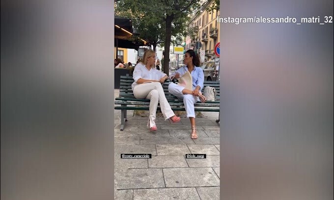 "Solo chiacchiere, bla bla bla!": Matri sbeffeggia la moglie e l'amica