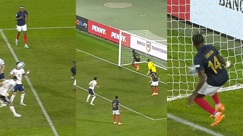 Francia-Italia, gol del pari non assegnato: il clamoroso errore arbitrale FOTO