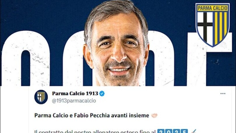 Parma, è ufficiale: per Pecchia rinnovo fino al 2025