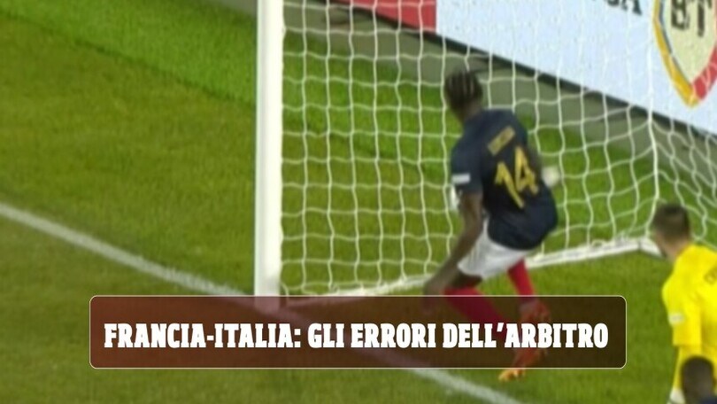 Francia-Italia: gli errori dell’arbitro