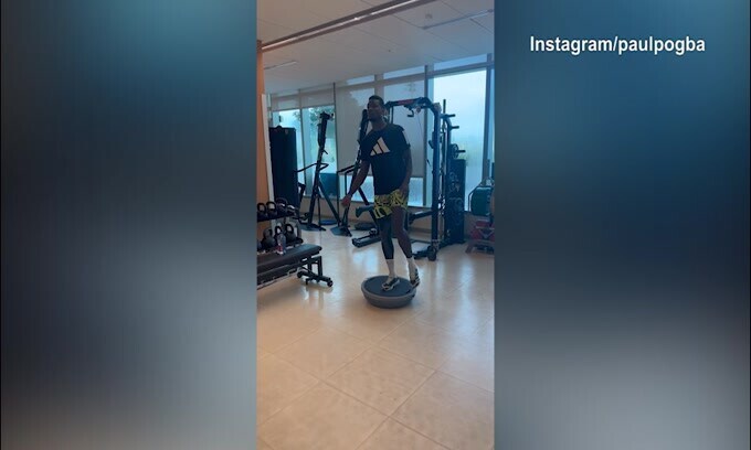 Juve, Pogba ha fretta: ecco l'ultimo allenamento in palestra