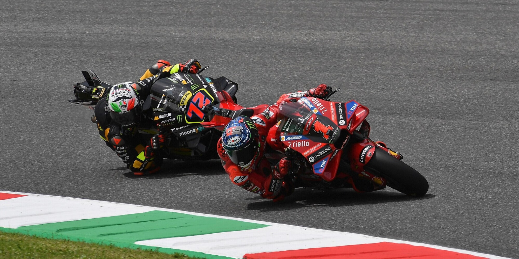 Tris Italia e Ducati ad Assen: pole Bezzecchi davanti a Bagnaia e Marini