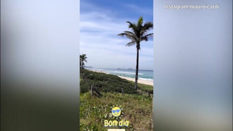 Mauro e Wanda in Brasile: il buongiorno da Copacabana