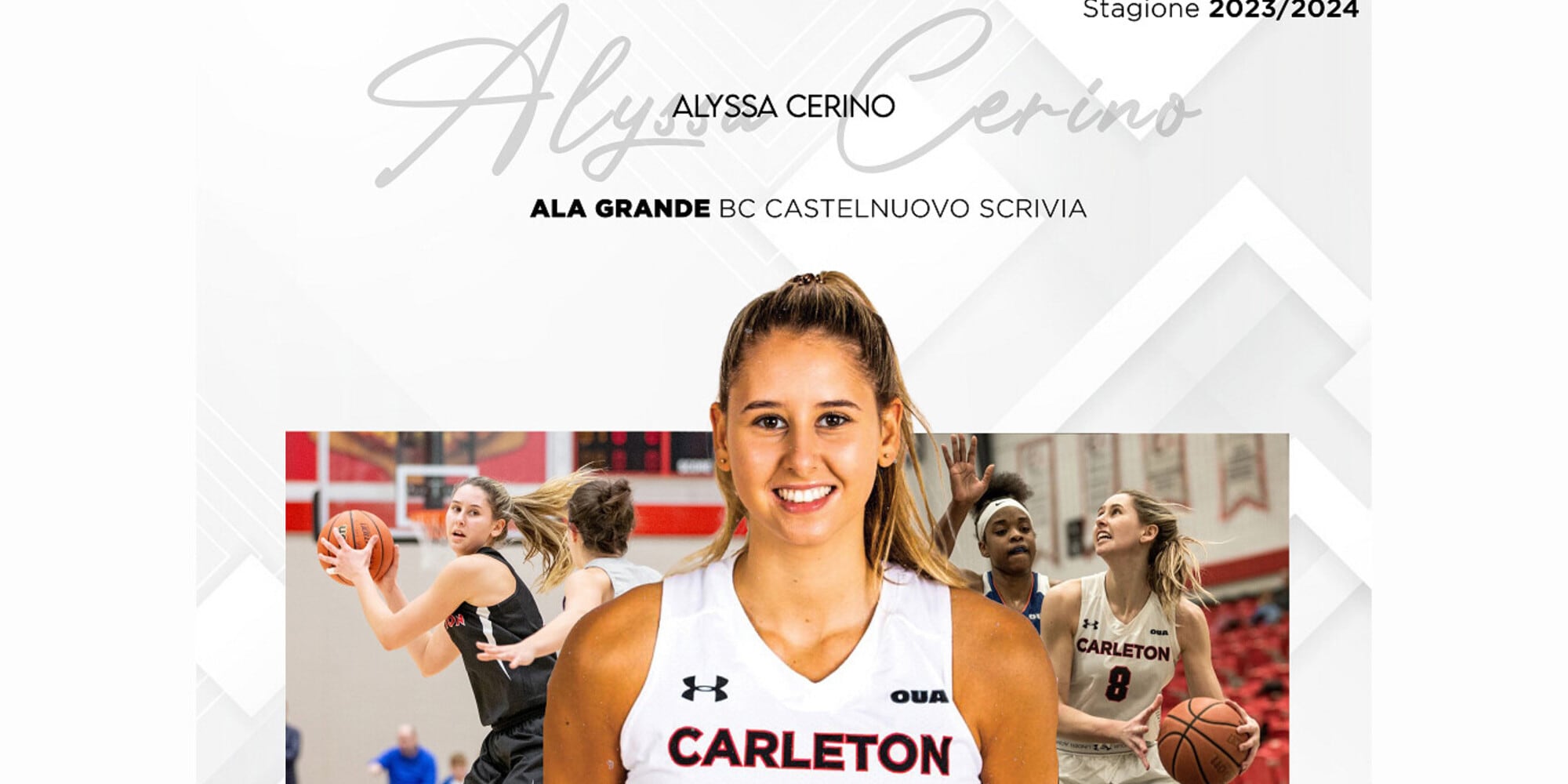 Basket Club Castelnuovo Scrivia: bene arrivata Alyssa!