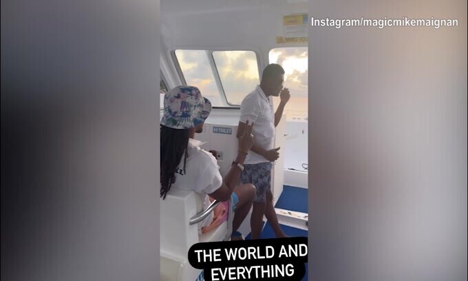 Milan, Magic Mike professione timoniere: il video social