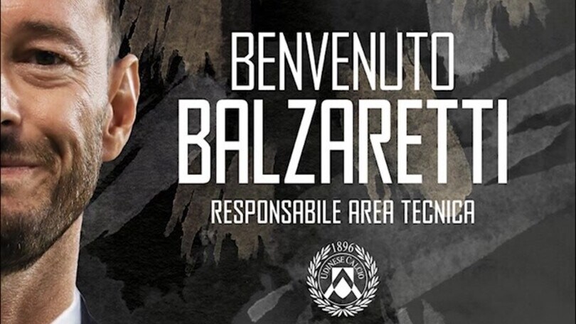 Udinese, Federico Balzaretti il nuovo direttore tecnico