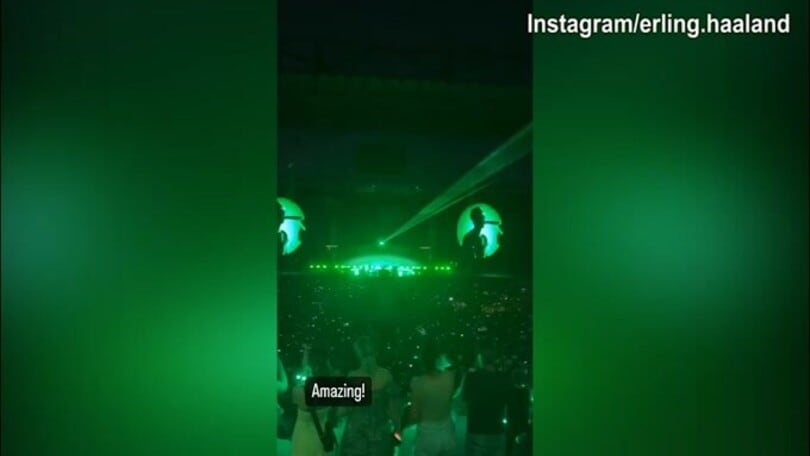 Milano, concerto Coldplay: Haaland a San Siro