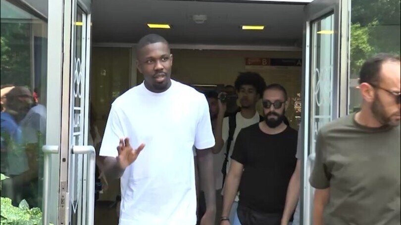 Inter, le visite di Thuram: il saluto ai tifosi