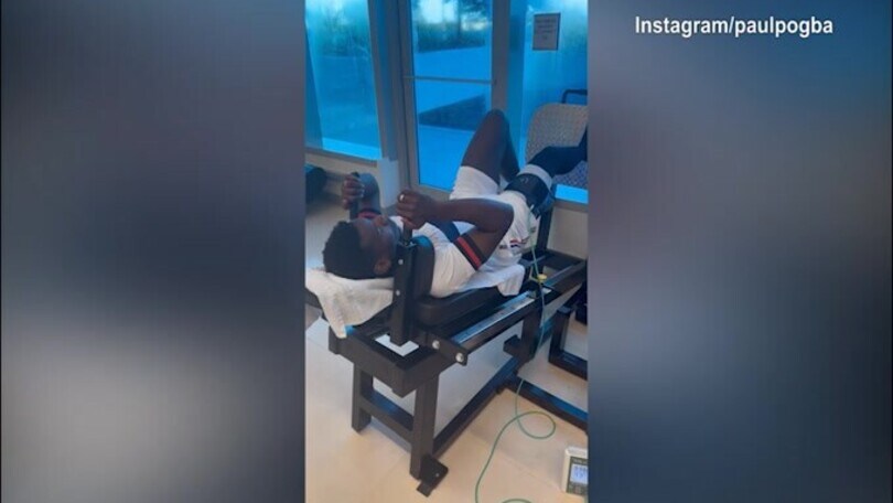 Pogba sprinta: altro allenamento mattutino in palestra